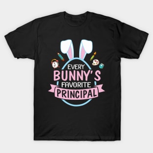 Every Bunny's Favorite Principal Happy Easter Day To Me You T-Shirt